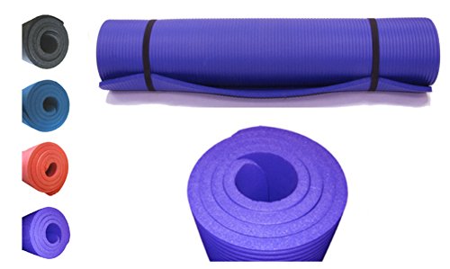 Kronenburg Yogamatte Gymnastikmatte Pilates Länge 190 cm Stärke 1,5 cm Breitenauswahl: 100cm oder 60cm, Farbauswahl - 5