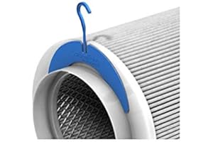 ‎WEEDNESS Carbon Active Aufhängung 2er Set - Aktivkohlefilter AKF Rohrlüfter Grow Anbau Indoor Belüftung Geruchsfilter Abluftfilter Vlies