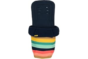 Cosatto Universal Footmuff – Cosy Toes, All Season Luxury Quilted Pram, Pushchair, Stroller Liner Liner, Washable, With Kangaroo Pouch For Hands (Goody Gumdrops)
