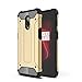 Produktbild Big-Mountain PC + TPU Case für OnePlus 6T 6,41 Zoll | Shock Proof Hybrid Schwerer Kasten Abdeckung | Hülle Halter Fall Telefonkasten Rutschfeste Anti-Kratzer Cover (Gold)