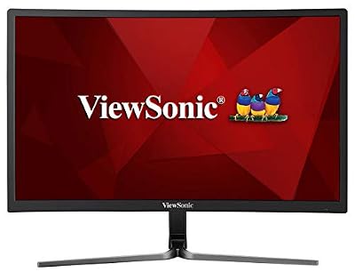 Viewsonic VX2458-C-MHD Écran Full HD 24" (24 Pouces) avec écran Full HD, Panneau VA, Cruved, FreeSync, 1 ms, 144 Hz, HDMI, DP, Haut-Parleur