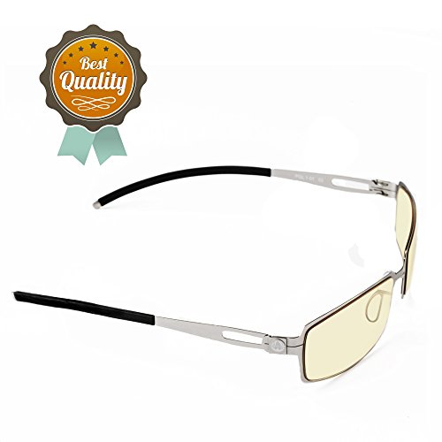 Pavoscreen [ Anti-Fatigue Computer Glasses] Anti Blue Ray Advanced Reading Gaming Glasses (Eyes Protection) Computer Glasses