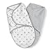 Produktbild SwaddleMe 57846 Original Pucksack, klein (0-3 Monate), Sterne auf Hintergrund"Stary skies" (2er Pack), grau