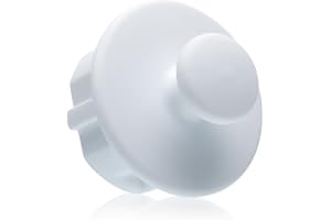 SAUBA Dodo - Protezione per presa elettrica con ganci, confezione da 2 pezzi, colore: bianco, portasciugamani senza forare o incollare, per prese con contatto di protezione, presa Schuko tipo C, F, K