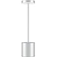 HYMZP Lampada da Tavolo Senza Fili，5000mAh Ricaricabile LED Lampada da Tavolo,3 modalità di Colore, Dimmerabile, Lampada in M