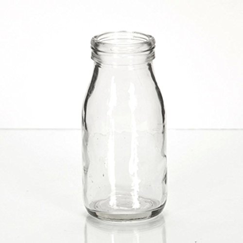 12 x Glasflaschen im Landhausstil H 14,5 cm Glasvasen – Dekoflaschen – Glasfläschchen - 3