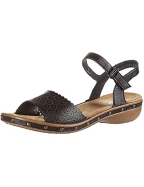 Rieker Damen 62375 Offene Sandalen mit Keilabsatz