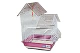 DZL jaula para pajaros(34.5X28X50CM) (PURPURA)