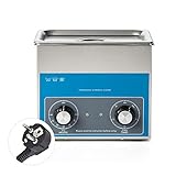 WooBrit 3L Ultraschallreiniger Ultraschallreinigungsgerät, Digital Timer Ultrasonic Ultraschall Reiniger Reinigungsgerät für Schmuck Brillen Medizinprodukt Elektronische Komponente