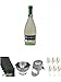 Produktbild Scavi & Ray Hugo Schaumwein 0,75 Liter + Schiefer Glasuntersetzer eckig 6 x ca. 9,5 cm Durchmesser + Scavi & Ray Champagnerkühler Edelstahl 1 Stück + Scavi & Ray Prosecco Verschluss aus Edelstahl 1 Stück + Scavi & Ray Ice (Milchglas) Prestige Leonardo Gla
