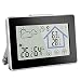 Produktbild Vegena Wetterstation Funk mit Außensensor, Digitale Thermometer Innen und Ausen Außenthermometer Außentemperatur Hygrometer Funkwetterstation mit Wettervorhersage Uhrzeit Touchscreen Nachtlicht