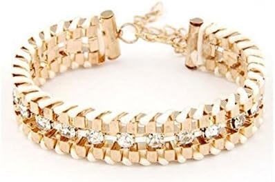 GYJUN Bracelet/Chain / Paracord Alloy / Rhinestone Wedding / Party / Daily / Casual Jewelry GiftLight Blue / Rose / Beige /