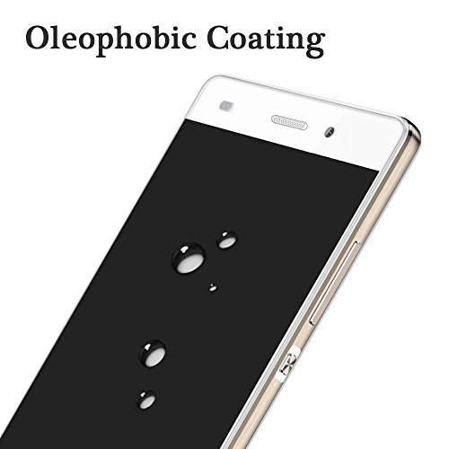 Huawei P8 Lite 2015 Panzerglas Schutzfolie, DOSMUNG[2 Stück] Huawei P8 Lite 2015 Gehärtetem Glas Displayschutzfolie-Ultra Transparenz-Schutz vor Wasser, Öl, Staub und Kratzern - 2
