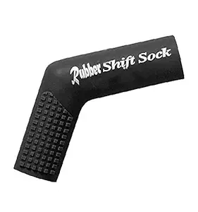 Favourite bikerz Gear Boot Shoe Protector Rubber Shifter Sock Cover for Motorcycle (Black Finish)