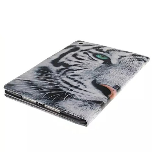 iPad Mini 1/2/3 Hülle, Deenor Bunt Painting und Stilvoll Brieftasche Tasche PU Leder Flip Protective Stand Tasche Schutzhülle Hülle für Apple iPad Mini 1/2/3 Generation.[Tiger] - 4