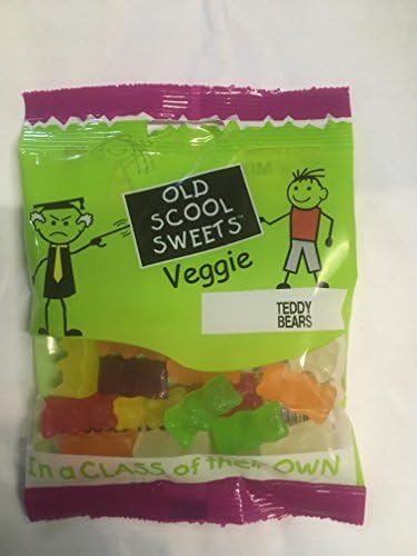 Gummy Bears 60g Vegetarian Retro Sweets Original Pick n Mix & Veggi Pic n Mix Sweets Buy Any 20 Get Free Standard Shipping ( Click On Flavour Bar for More Choices )