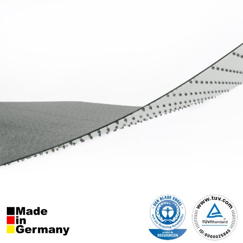 Bodenschutzmatte PET ®Performa für Teppichböden mit TÜV und Blauer Engel – 4 Größen wählbar – 92x122cm - 2