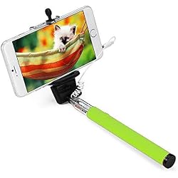 apsmart no recargable AUX Cable Wired selfie stick para Smart Phone