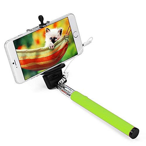 apsmart no recargable AUX Cable Wired selfie stick para Smart Phone
