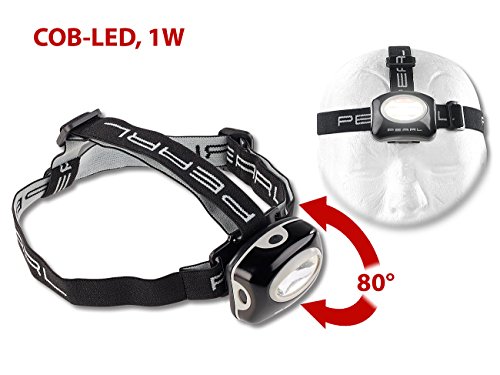 PEARL LED-Stirnlampe SL-101 mit COB-LED, 1 Watt - 4