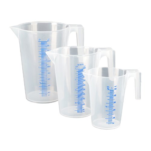 Pressol 4682438 Messbechersatz Polypropylen 3-teilig