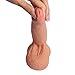 Produktbild RADildo Dildo Penis Nachbildung Realistischer 19cm lang Deluxe Silikon Dildo mit schöner Eichel & Super starkem Saugnapf G Punkt Klitoris Stimulator Massage
