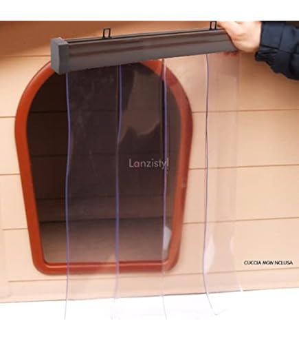 Porta Per Canile Shelter Md - Plastica Flessibile Per Tenere Al Caldo Il Tuo Cane - Foto 2