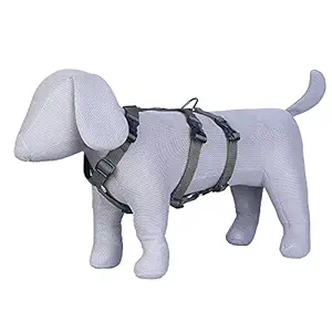 Pets Like Dog Double H Harness with Collar Clips Olive Green(Medium)