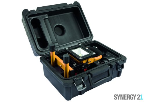 Synergy 21 LED Spot Outdoor Baustrahler 10W AKKU Koffer - 2