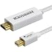 Produktbild Leicke KanaaN 4K*2K Mini Displayport zu HDMI Kabel 1.8m | Adapter kompatibel mit MacBook Pro Retina, Mac Pro , iMac und Mac Mini | Surface Pro, Surface Pro 2/ Pro 3/ Pro 4 - Surface 3; Surface Book; Surface Docking Stations/ Doc |HDMI 1.4b