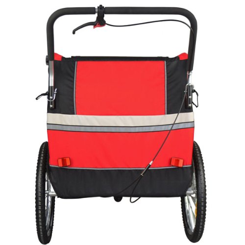 Vollgefederter Kinderfahrradanhänger mit Joggerfunktion Fahrradanhänger Exclusiv 504S-01 - 3