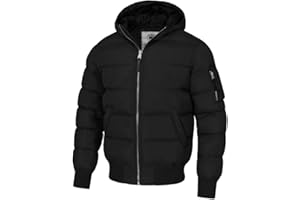 PITBULL – Giacca Uomo Invernale Bomber Gopher, Giubbotto Trapuntato con Cappuccio e Cerniera, Piumino Caldo Antivento e Impermeabile Resistente alla Neve