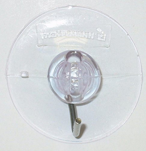 Fackelmann 16118 Haken, Kunststoff, transparent, 4 x 4 x 2 cm, 4 Einheiten - 2