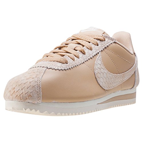 nike classic cortez trainers in sand suede