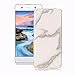 Produktbild Sony Xperia XA Marmor Hülle, Yunbaozi Marmor Entwurf Weich Hülle Silikon-Gummi Schützend Soft Marble Case Naturstein Textur Flexibel Glatt Étui Anti-Kratzer Granit-Muster Hülle für Sony Xperia XA - Weiße Jade