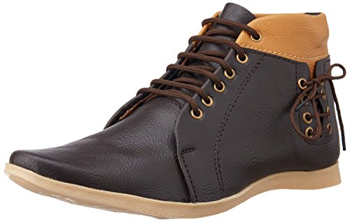 Belleza Men Casual Artificial Leather Brown Color Boots Shoes BT715BR RS.349 (65.00% Off) - Amazon
