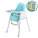 Produktbild GZ Multifunktionaler Kinder Esszimmerstuhl Faltbarer Tragbarer Baby Esstisch Kinder Klappstuhl,Blau,1