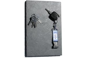 FLUX Objects Magnetisches Schlüsselbrett aus Schiefer in 30 cm x 20 cm