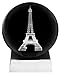 Produktbild Kaltner Präsente Stimmungslicht – Ein ganz besonderes Geschenk: LED Kerze/Kristall Glaskugel / 3D-Laser-Gravur Frankreich Paris Eiffelturm
