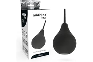 SPAINBOX Enema Clásico 250ml Unisex con Pera de TPR y Boquilla Recta Higiene Íntima Suave y Segura, Material Hipoalergénico, Fácil de Usar y Limpiar, Libre de Látex y Ftalatos