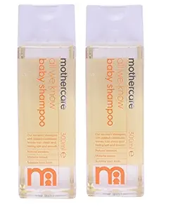 Mothercare All We Know Baby Shampoo (300ml, Pack of 2)