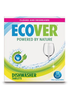 New , Ecover Dishwasher Tablets Environmentally-friendly Ref VEVDT [Pack 25]