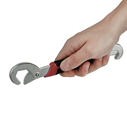Neoteck Schraubenschlüssel Ringschlüssel 2 Stück Verstellbare Multifuktionale Universale Gabelschlüssel Maulringschlüssel - 6