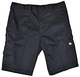 bermudas dickies amazon  Dickies - Pantalón Corto - para Hombre Negro Negro/Negro