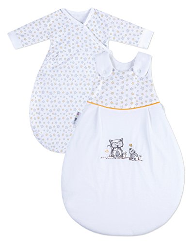 Preisvergleich Produktbild Julius Zöllner 9122516320 Schlafsack Set Cosy Hallo Eule, 74 / 80 cm