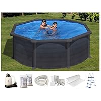 Piscina de acero redonda Gre Granada 350x132