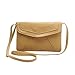 Produktbild Mitlfuny handbemalte Ledertasche, Schultertasche, Geschenk, Handgefertigte Tasche,Frauen Retro Pure Color Vintage Lederhandtasche Messenger Einfache Umhängetasche