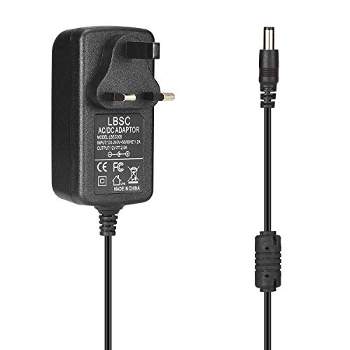 UK plug12V 2A Power Supply Adapter, for LCD Monitor,Seagate External Hard Drive, Yamaha Keyboards, Led Strips Lights,USB 3.0 HUB,CCTV Camera DVR Security System Video & Audio Device Accessory Charge