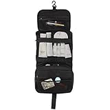 SAVFY Wash Bag with Hook Toiletry Wash Bag Toiletries Travel Make Up(Black) (Misc.)