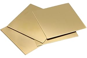 DRINCOSHOW H62 Brass Plate Yellow Brass Sheet Brass Metal Plate Brass Sheet 0.5 0.8mm 1mm 1.5mm 2mm 3mm 4mm 5mm 2.5 6 8 10 mm (4mm*30mm*100mm)